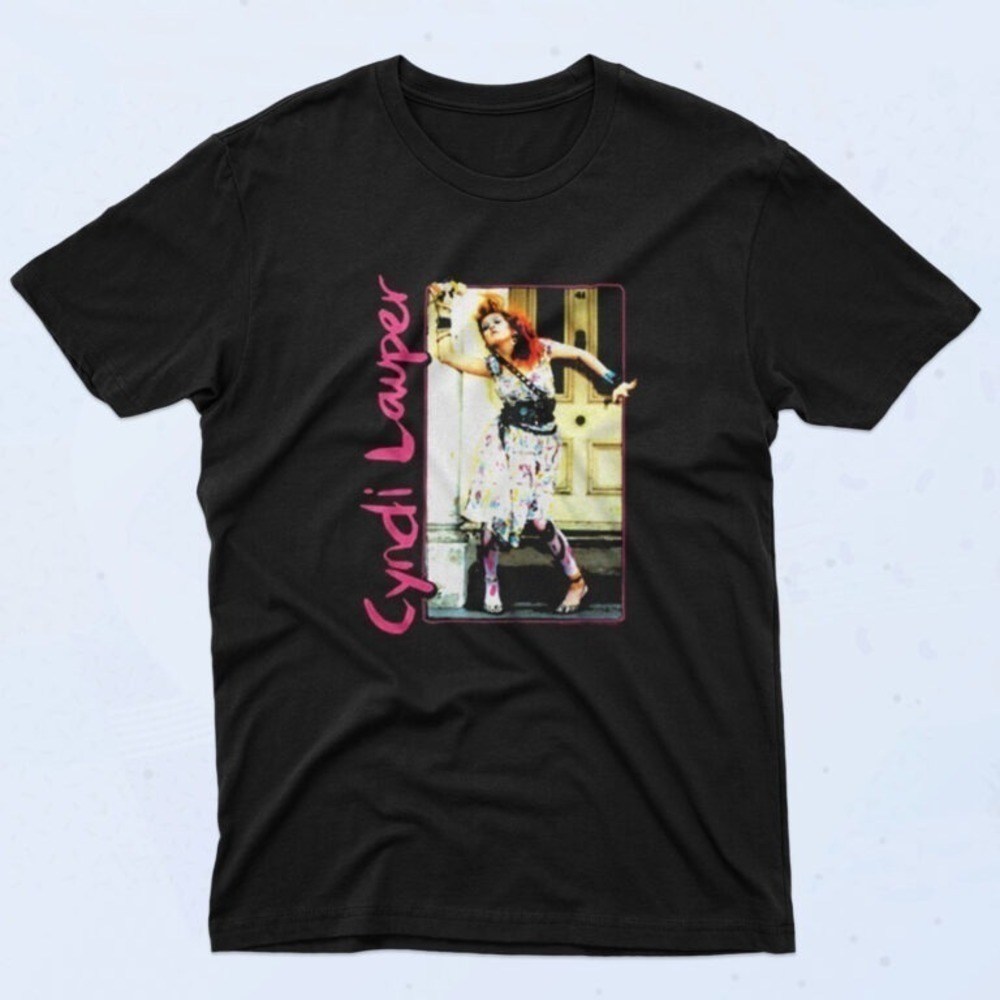 Cyndi Lauper Painted Dress Band T Shirt
